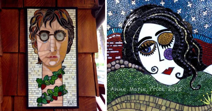 I Create Unique Fine Art Mosaic Portraits