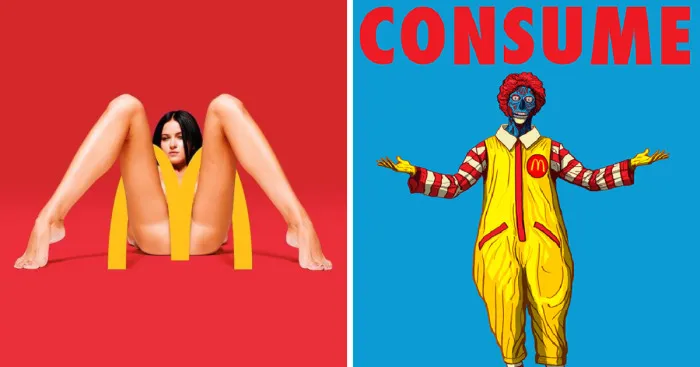Mcdonald's Suffers An Art Attack!