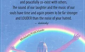 We Will Always Choose To Be Free From Fear And Hate