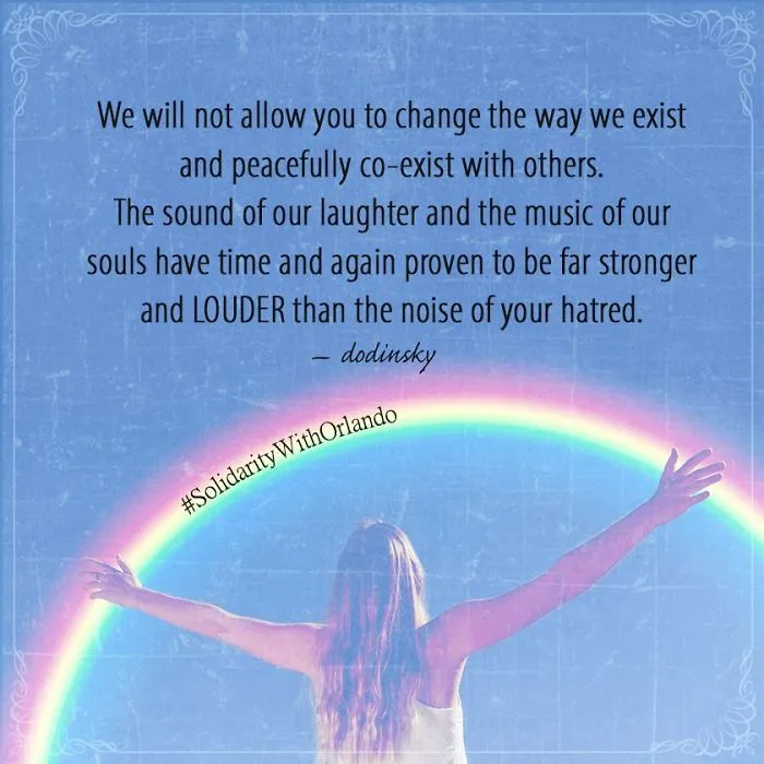 We Will Always Choose To Be Free From Fear And Hate