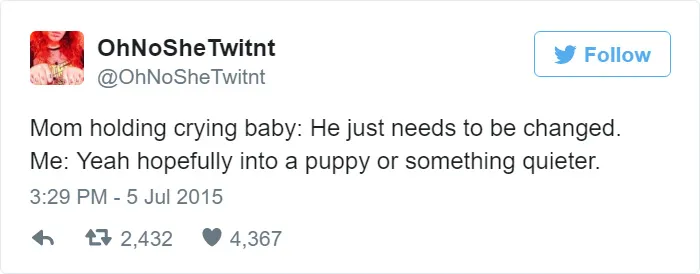 65 Hilarious Tweets About Babies
