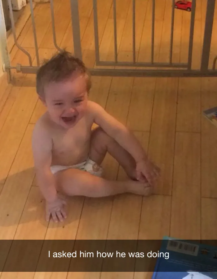 I asked him how he was doing