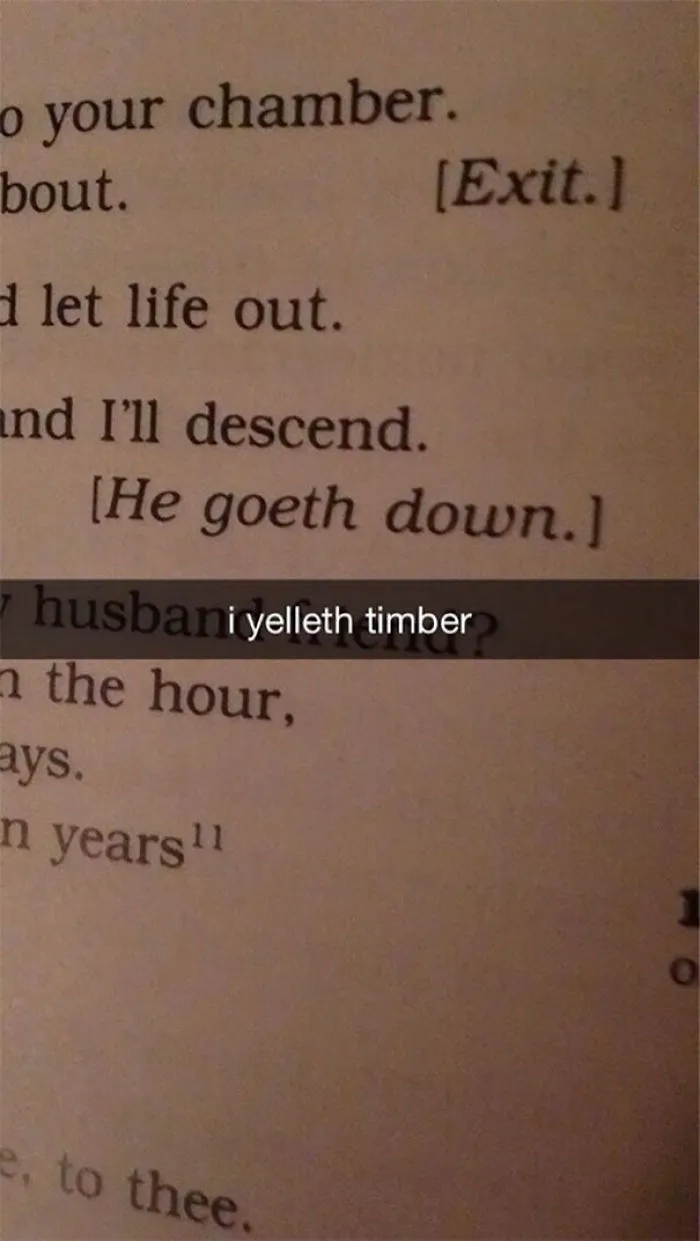 I Yelleth Timber