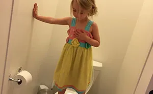 Mom Took What Seemed To Be A Funny Pic Of Her Daughter, But Soon Realized The Sad Reality