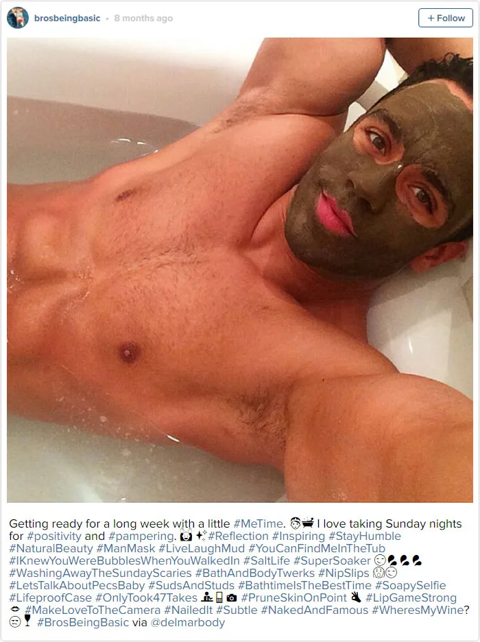 Relaxing In The Bath With The Mud Pack