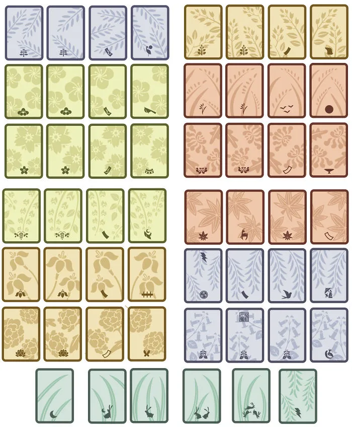 I've Re-illustrated The Classic Hanafuda Deck