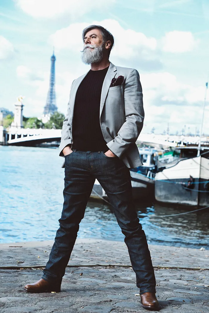 60-Year-Old Man Becomes A Fashion Model After Growing A Beard (23 Pics)