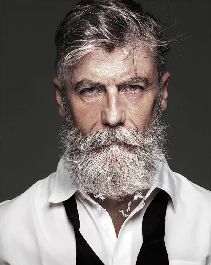 60-Year-Old Man Becomes A Fashion Model After Growing A Beard (23 Pics)