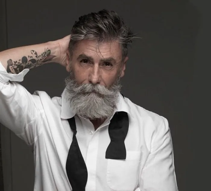 60-Year-Old Man Becomes A Fashion Model After Growing A Beard (23 Pics)