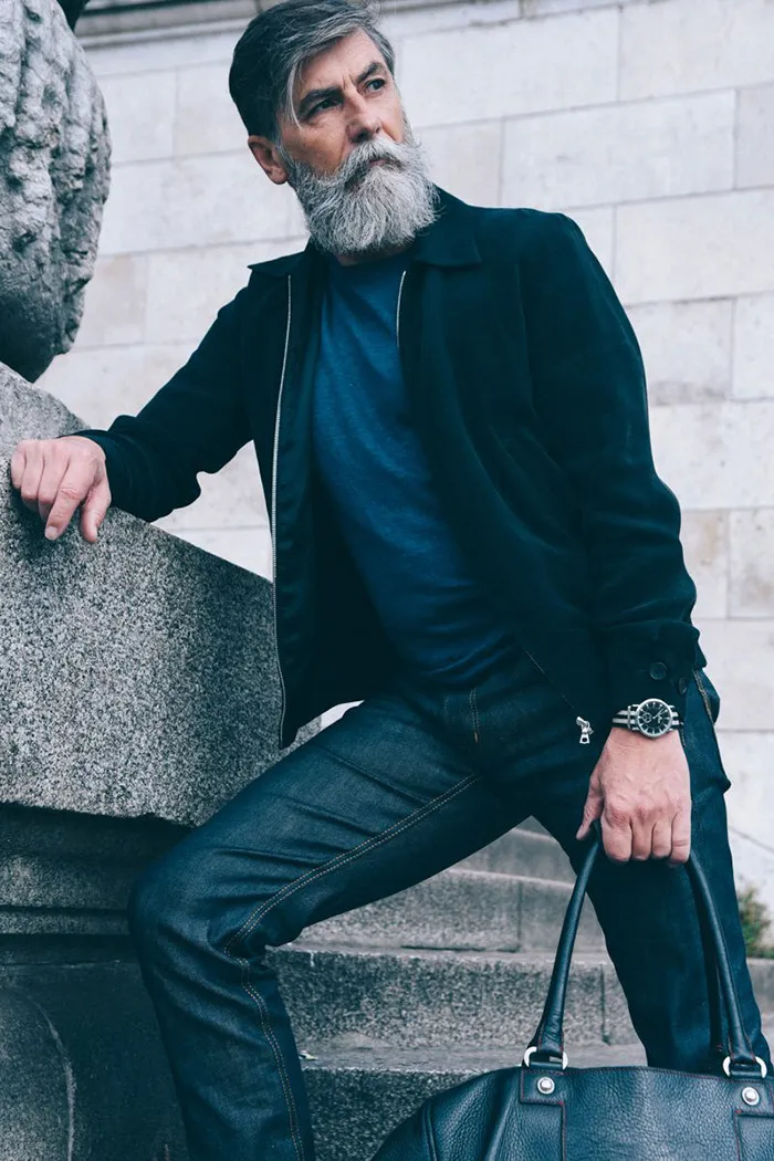 60-Year-Old Man Becomes A Fashion Model After Growing A Beard (23 Pics)