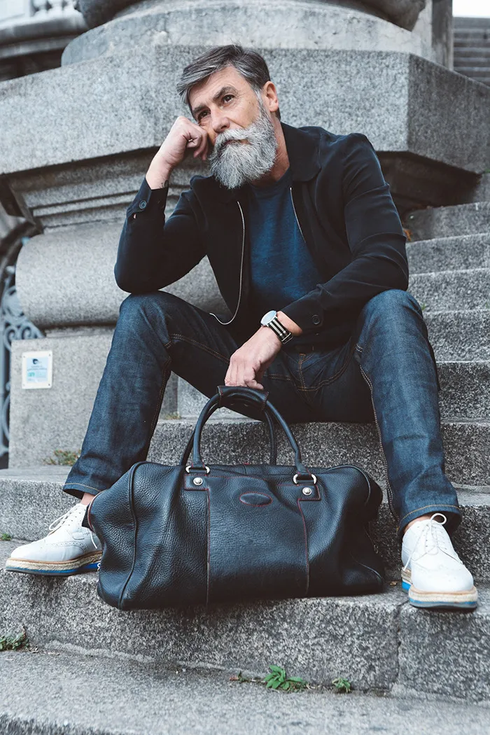 60-Year-Old Man Becomes A Fashion Model After Growing A Beard (23 Pics)