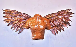I Spent A Month Creating This Copper And Coin Angel Sculpture