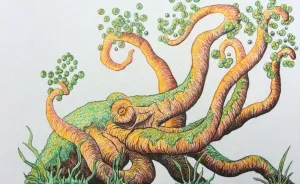 I Merge Trees With Animals Using Ink