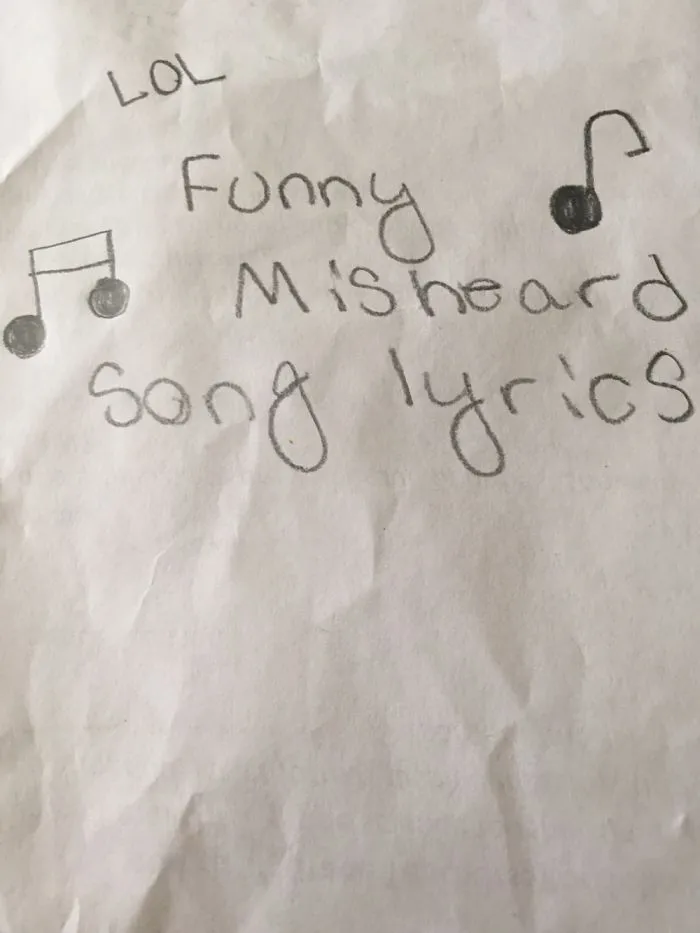 Misheard Song Lyrics