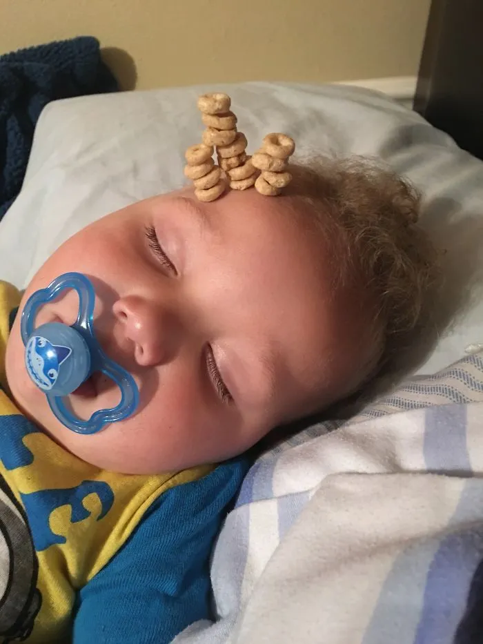 Just Turned One With 16 Cheerios