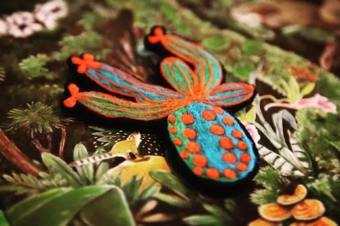Hand Made Brooch Made By Myself