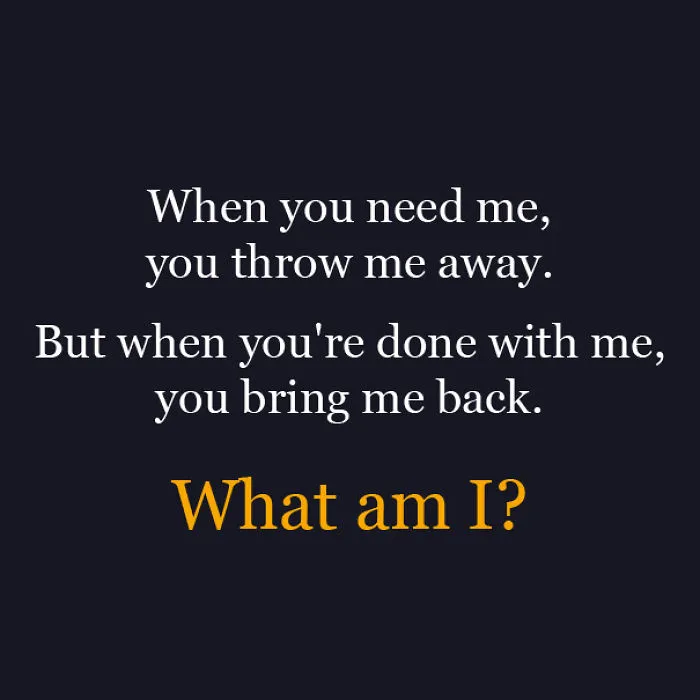 “What Am I” Riddle