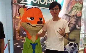 Man Spends 3 Days Making $15,000 LEGO Statue, Child Destroys It In Seconds