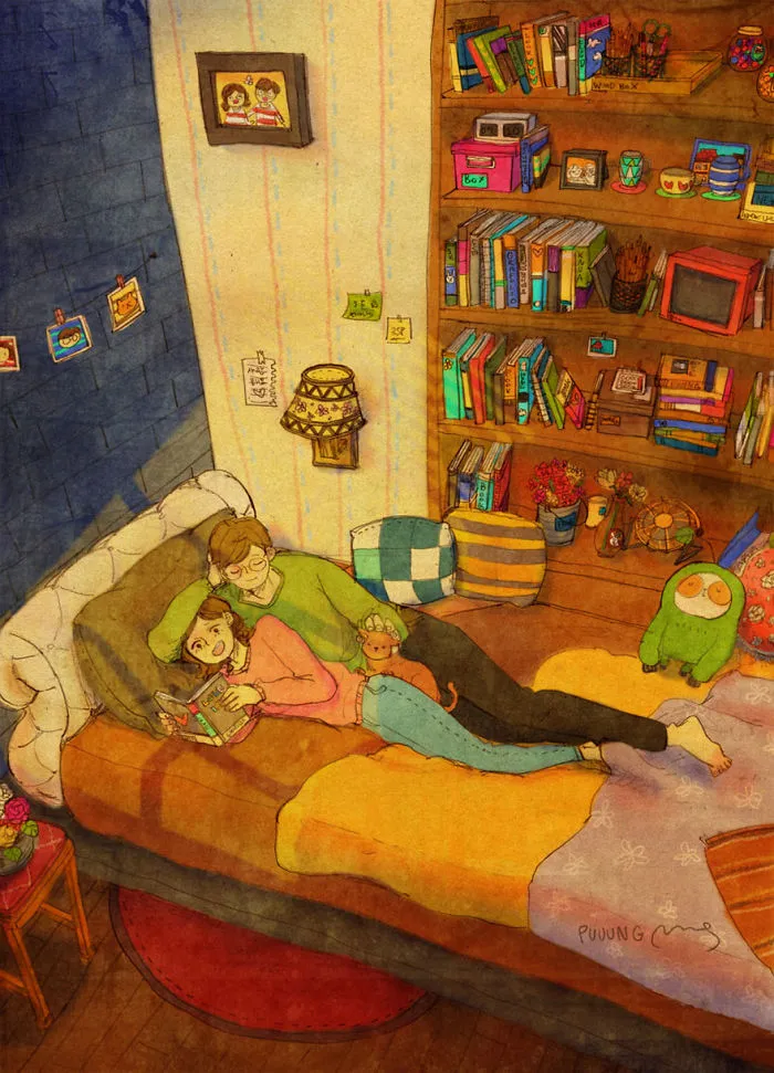Reading A Book To Him Out Loud