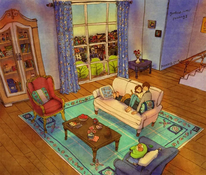 Just Sitting In A Quiet Room, Looking Into Each Others. And The Time Stops