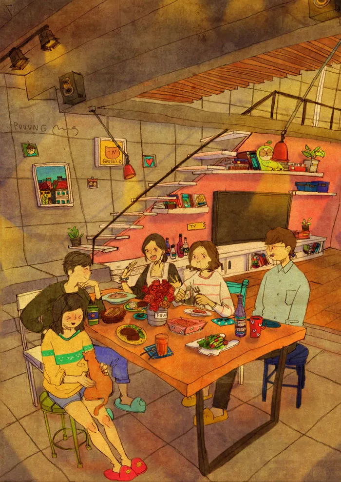 Having Family And Friends Around Your Table