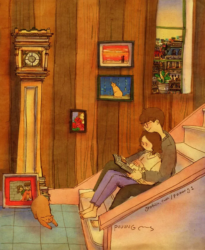 Reading A Book Together