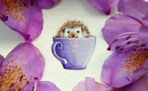 I Paint Miniature Watercolors To Show That Beauty Is In The Little Things