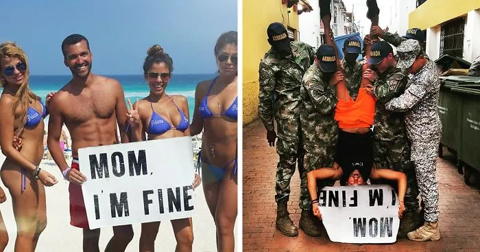 Guy Drops Everything To Travel The World But Doesn't Forget To Assure His Mom He's Fine