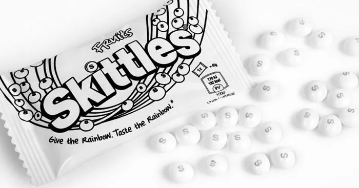 Skittles Gives Up Its Colors In Honor Of London Pride