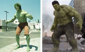 23 Superheroes Then And Now