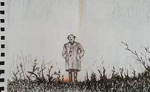 From My Sketchbook - A Drawing Inspired By An Old Vintage Photograph
