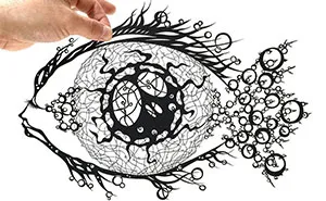 Japanese Artist Hand-Cuts Insanely Detailed Paper Art