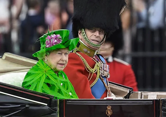The Queen's 'Green Screen' Outfit Sparks A Hilarious Internet Reaction