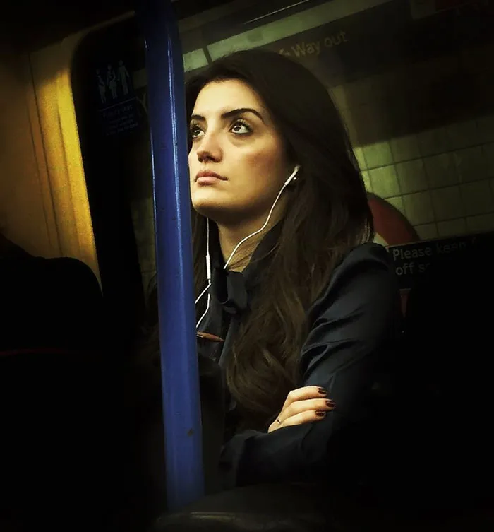 Secretly Captured Subway Portraits