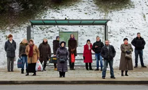 My Unstaged Portraits Of Strangers At Public Bus Stops