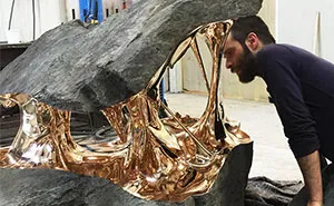 Stretched Bronze Sculptures By Romain Langlois Look Like Something From Another Planet