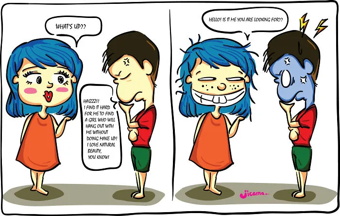 I Draw Hilarious Comics About Girls In Love