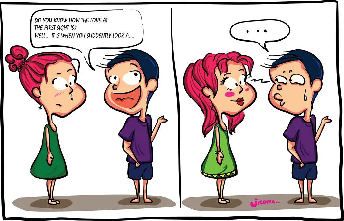 I Draw Hilarious Comics About Girls In Love