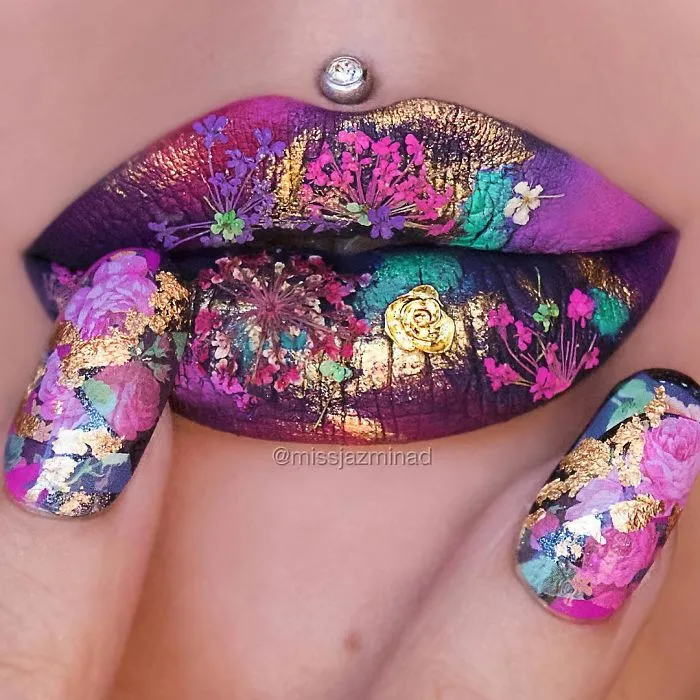 Artist Turns Her Lips Into Works Of Art