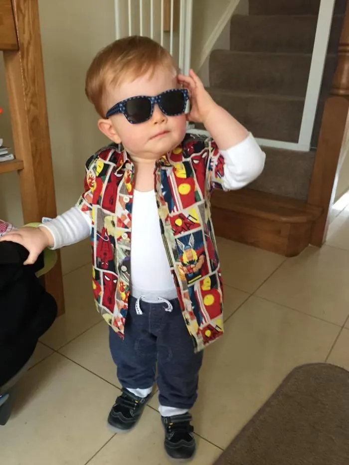 My 1 Year Old Son Ended Up Looking Like Ace Ventura