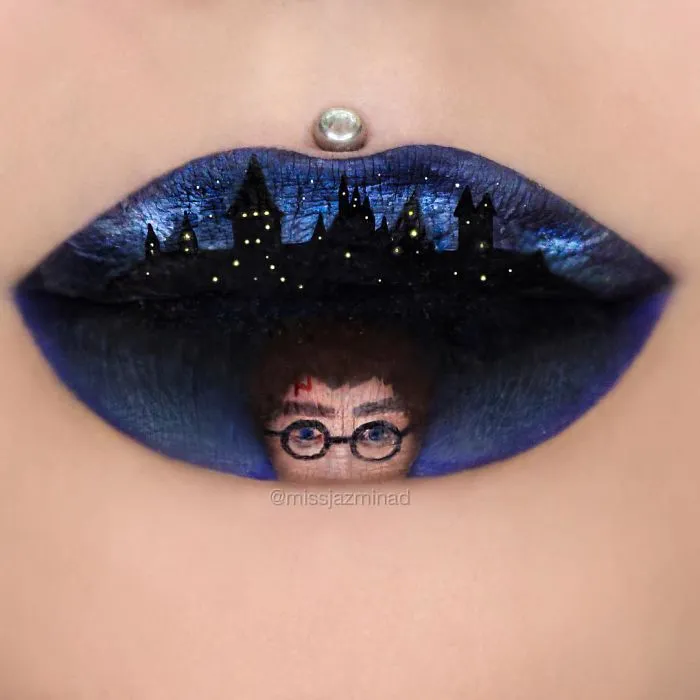 Artist Turns Her Lips Into Works Of Art