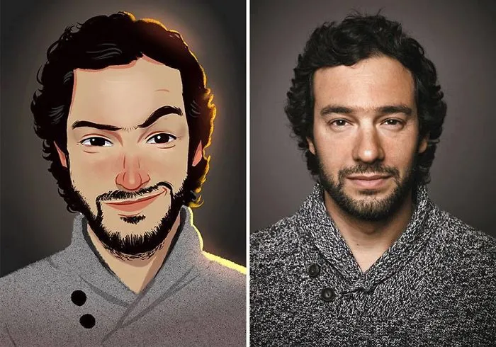 Photos Of Common People Into Fun Illustrations