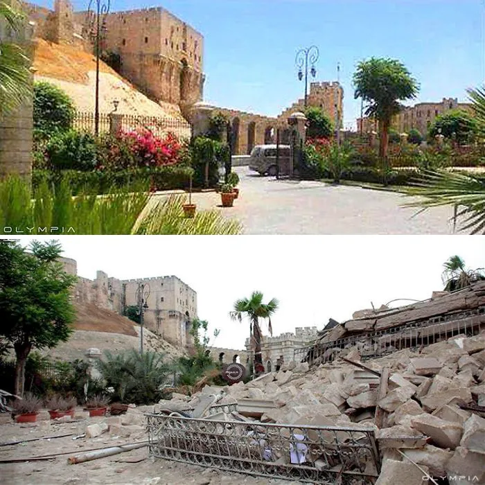 28 Before-And-After Pics Reveal What War Did To The Largest City In Syria