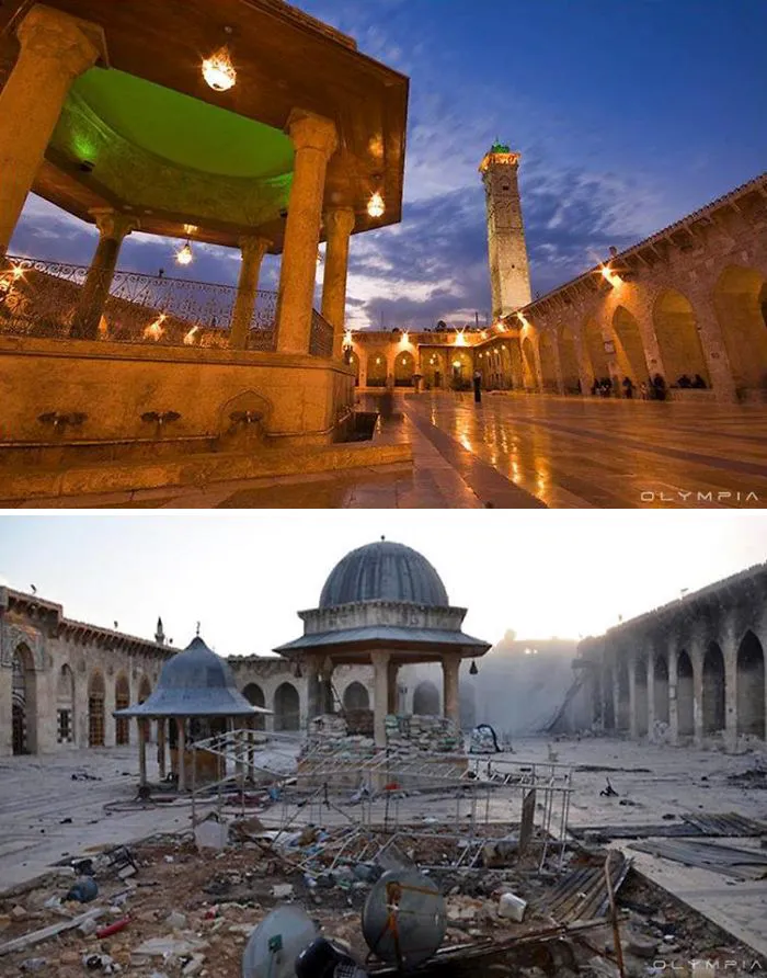 28 Before-And-After Pics Reveal What War Did To The Largest City In Syria