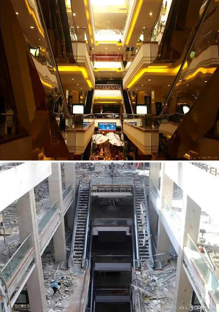 28 Before-And-After Pics Reveal What War Did To The Largest City In Syria