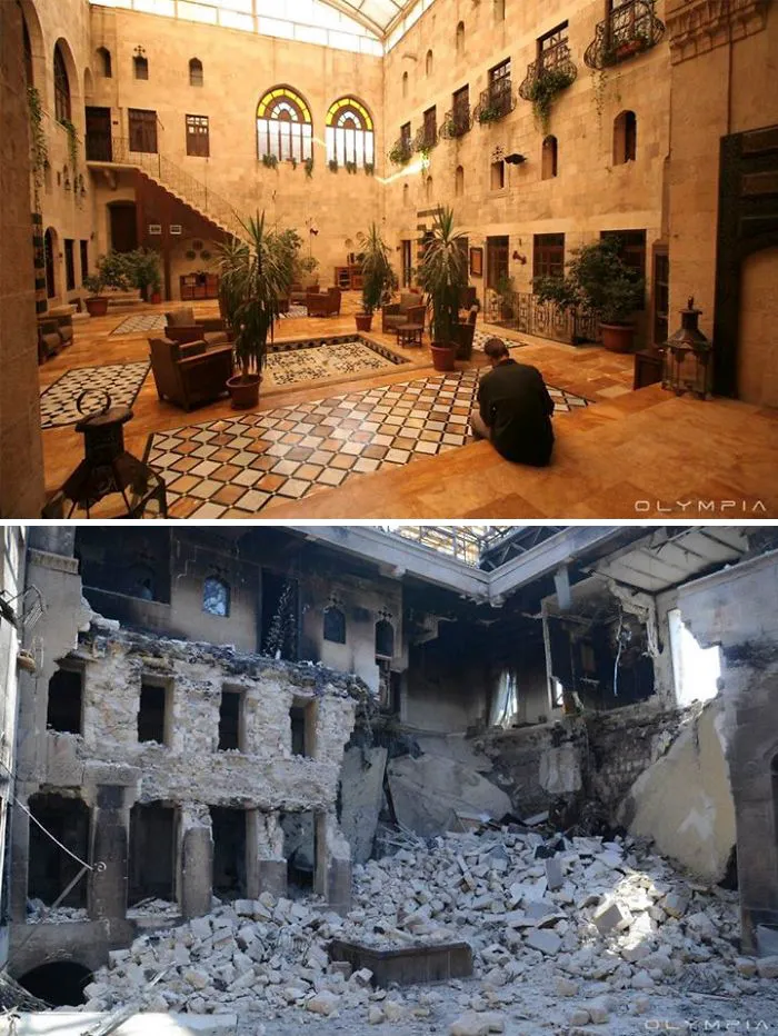 28 Before-And-After Pics Reveal What War Did To The Largest City In Syria