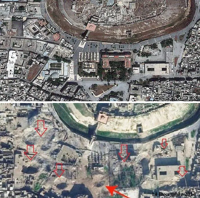 28 Before-And-After Pics Reveal What War Did To The Largest City In Syria