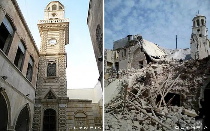 28 Before-And-After Pics Reveal What War Did To The Largest City In Syria