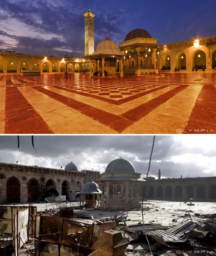 28 Before-And-After Pics Reveal What War Did To The Largest City In Syria