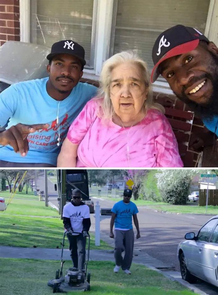 These Guys Cut Lawns Only For Those Who Can't